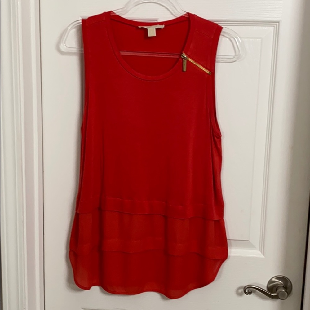 Red blouse